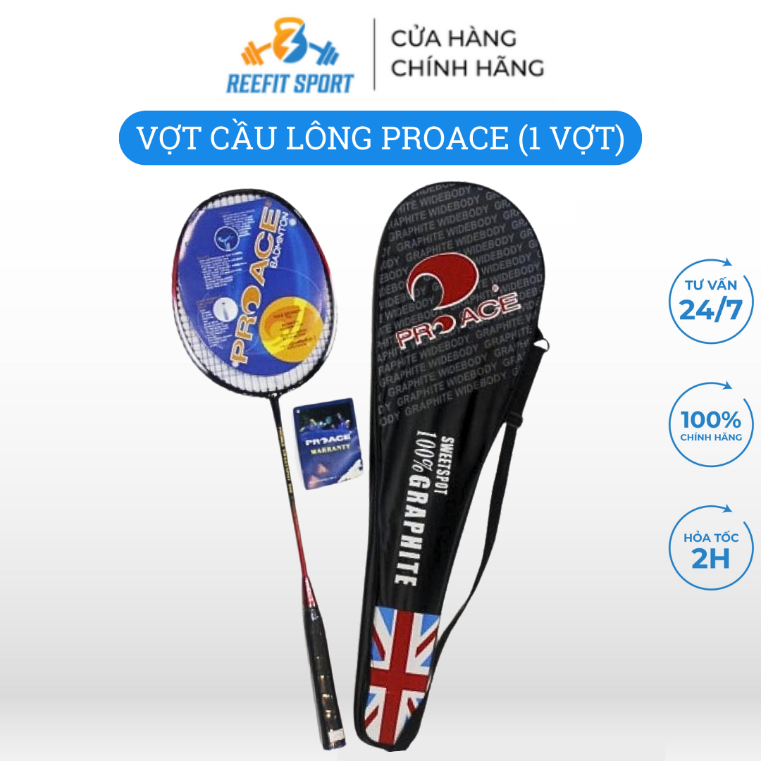 Vợt cầu Lông Proace phucthanhsport + Tặng 1 cuốn cán chống trơn