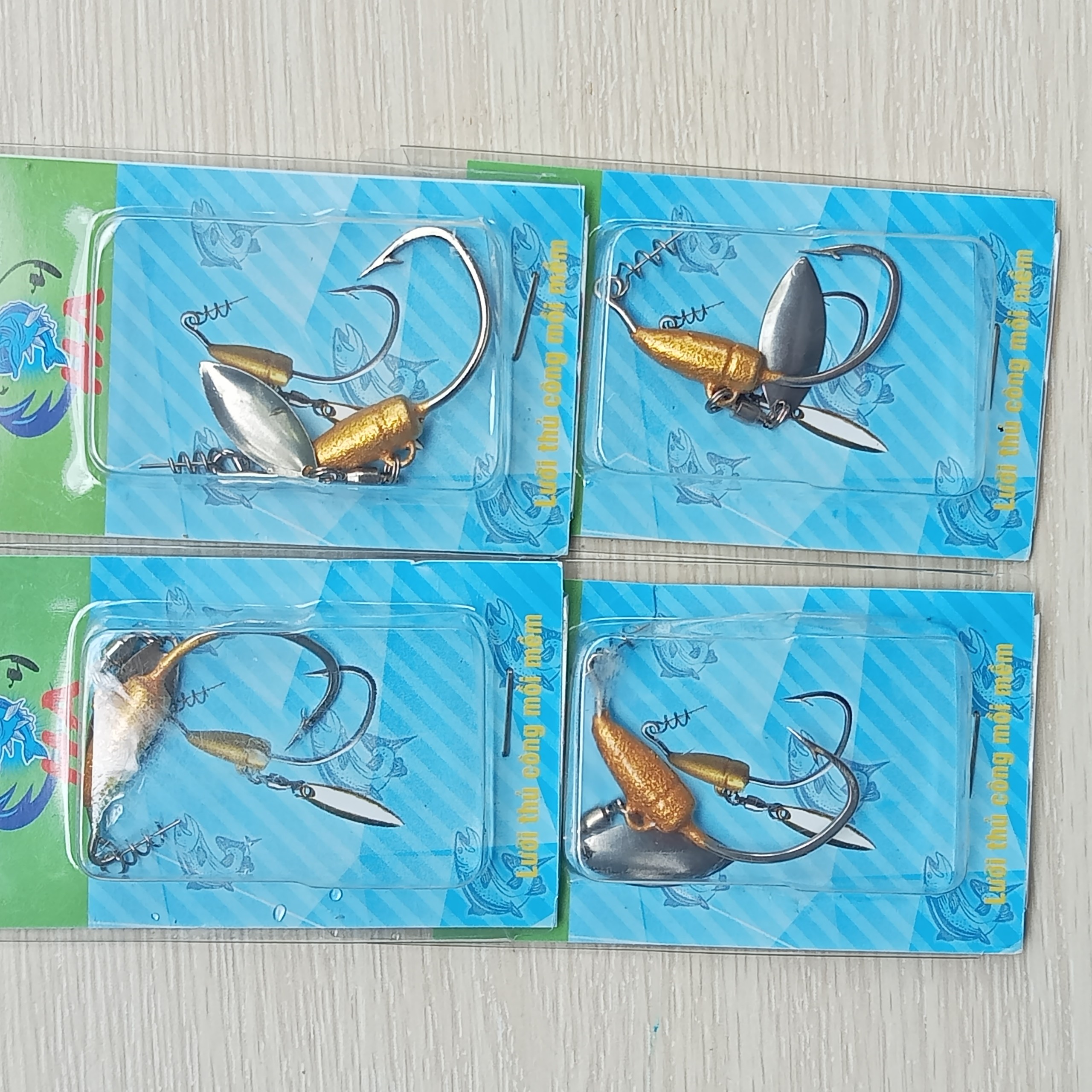 Freeship max lưỡi câu mồi mềm ha 4cm 7g, 5cm 7.4g