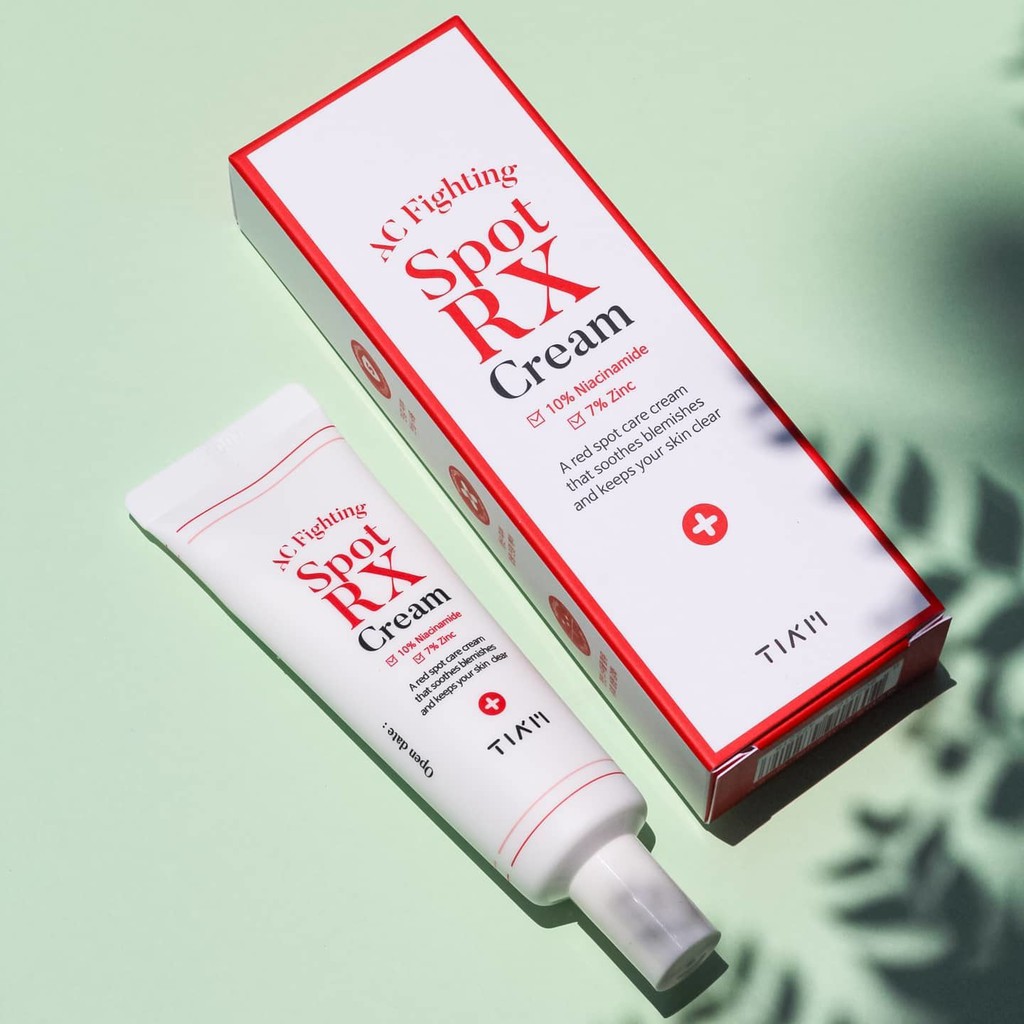 Kem hỗ trợ giảm mụn và ngừa thâm sẹo tiam ac fighting spot rx cream 30ml