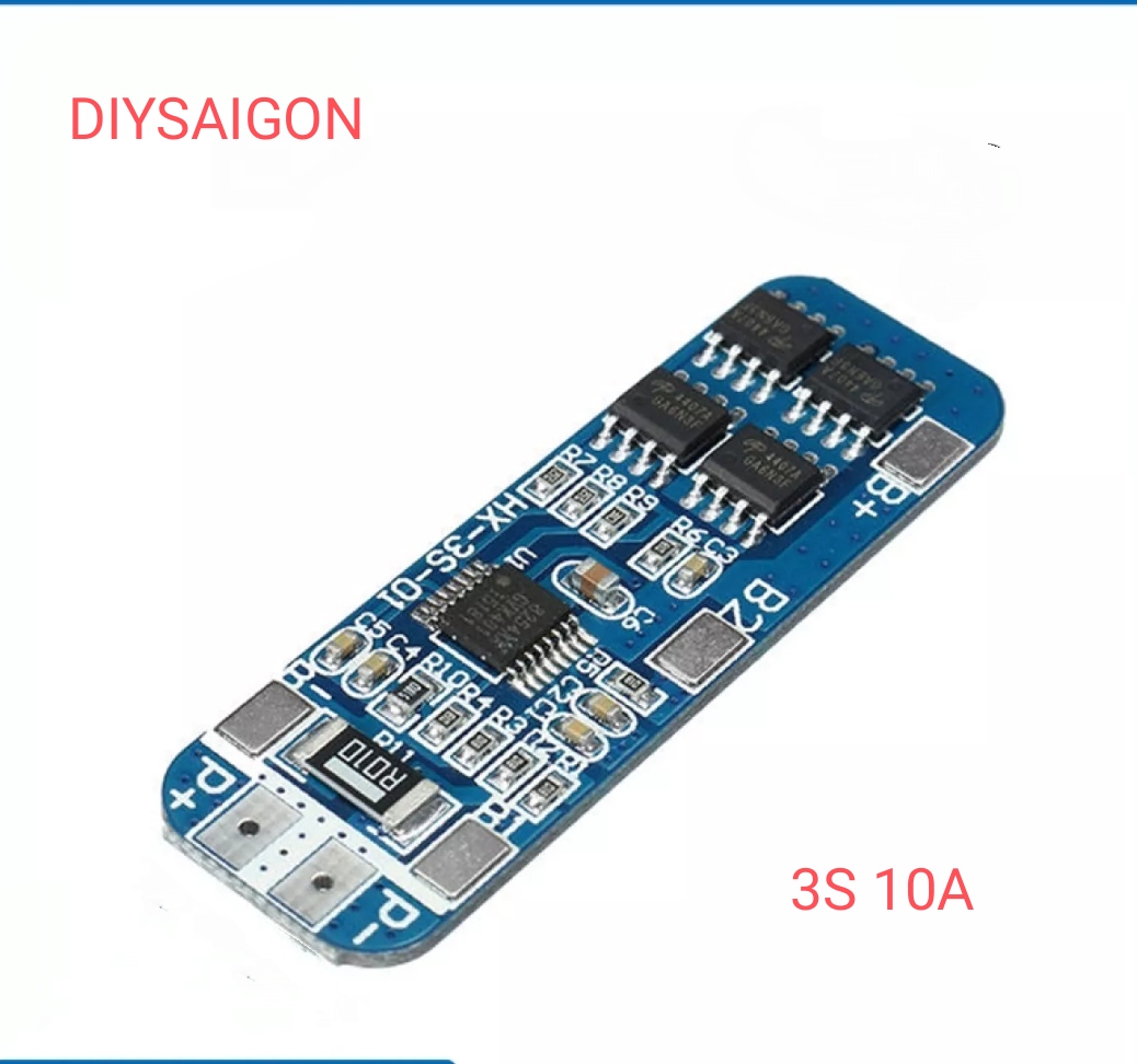 Mạch 3s 12v 10a sạc xả có bảo vệ