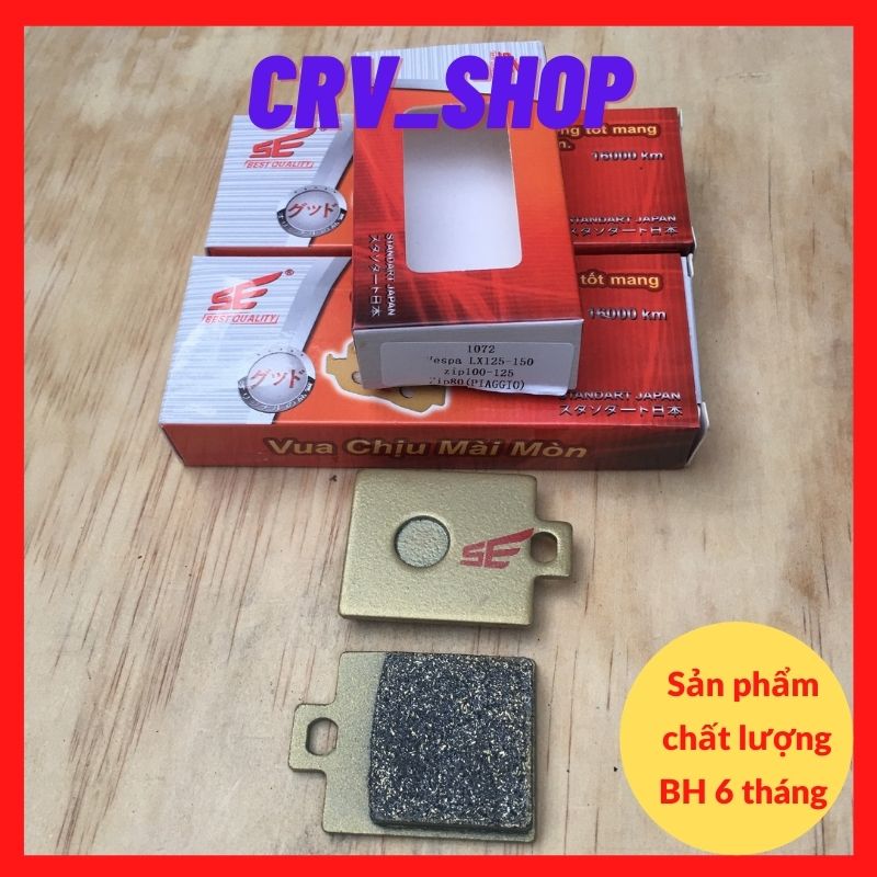 Bố thắng, Má phanh đĩa Trước SE cho xe PIAGGIO Vespa LX 125-150, Zip 100-125, Zip80