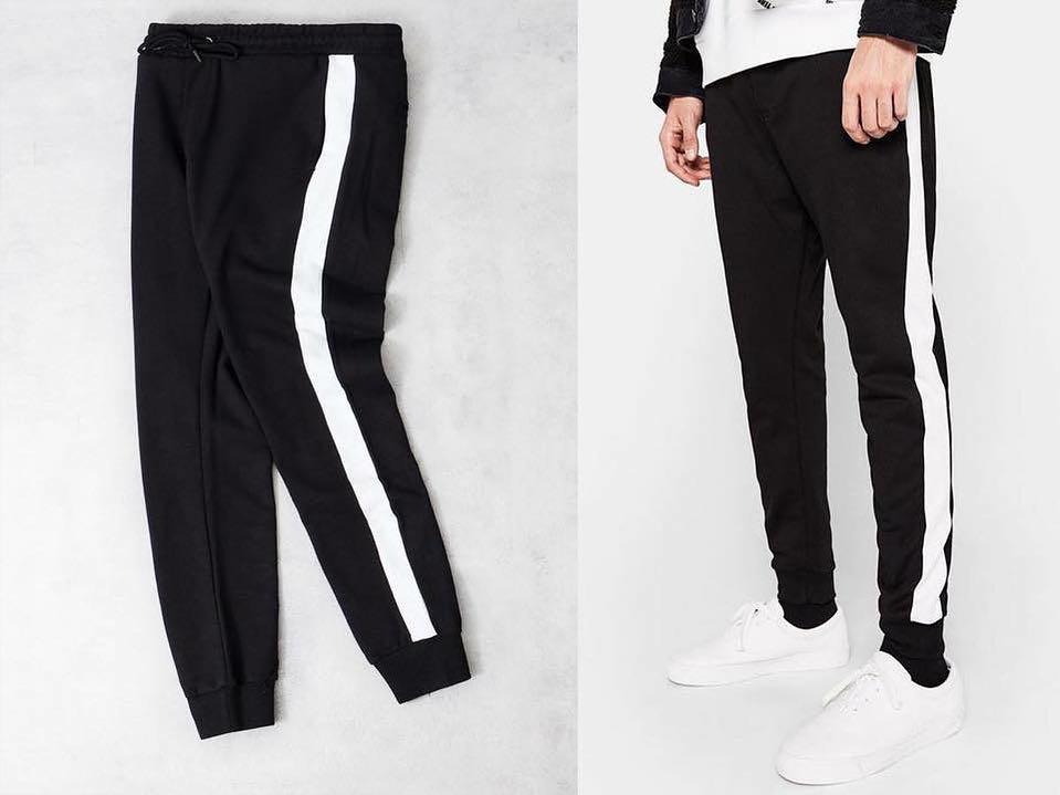[Hoàn Tiền 15%] Quần Thun Ống Suông Nam Nữ 1 Sọc Thể Thao Unisex Vải Mềm Mịn Mát Không Xù