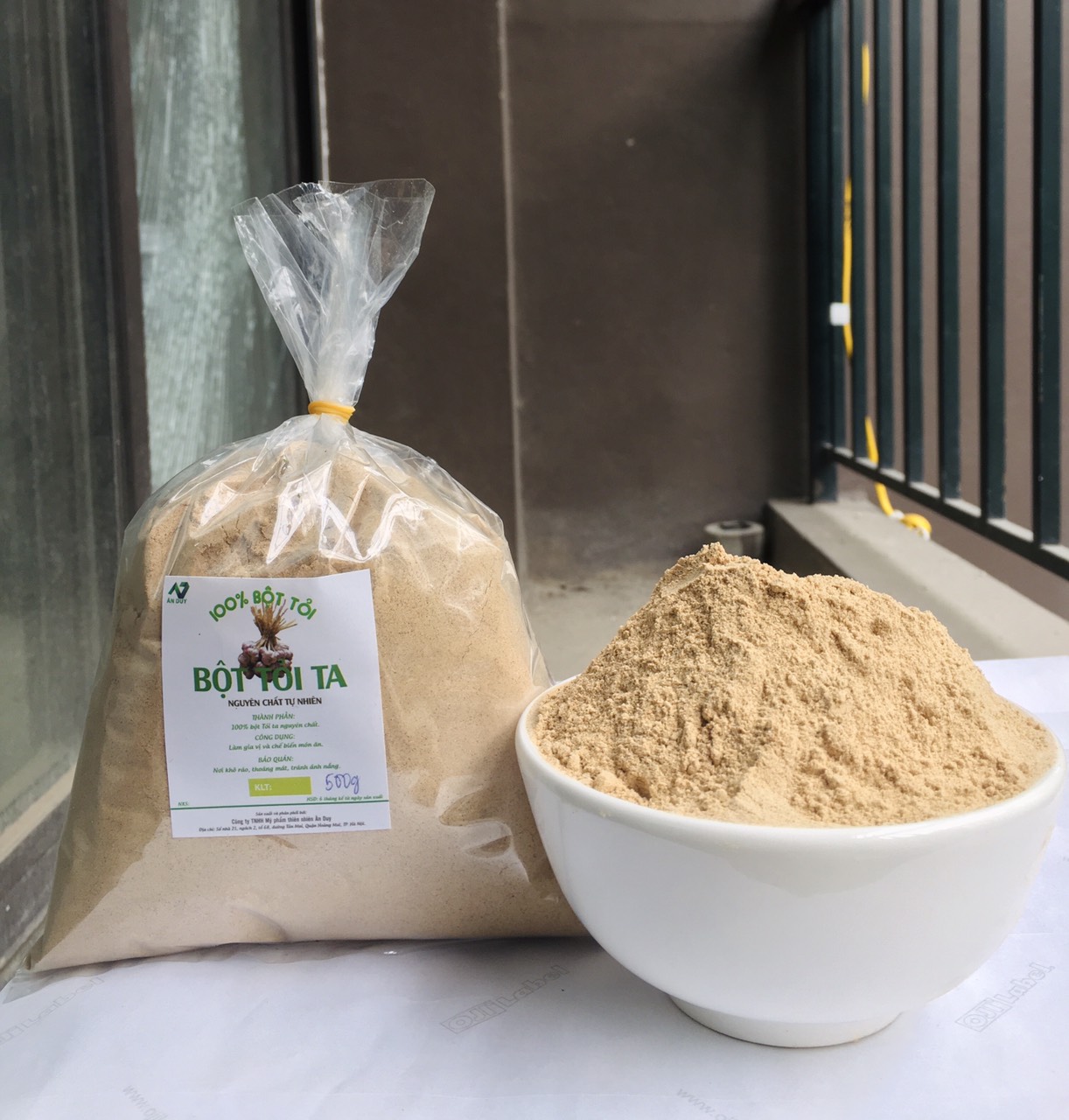 BỘT TỎI  LOẠI I 500g