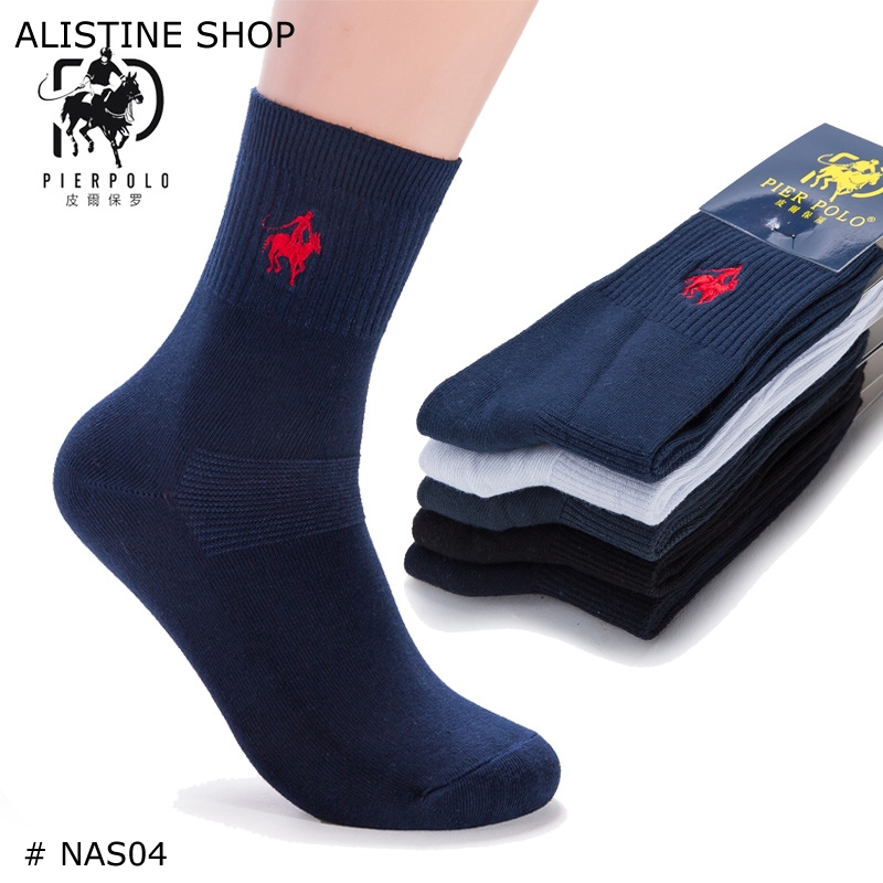 [HCM][Hàng có sẵn giao nhanh] Vớ nam cao cấp/ vớ công sở văn phòng/ Combo 5 đôi màu đen/xanh đen NAS04