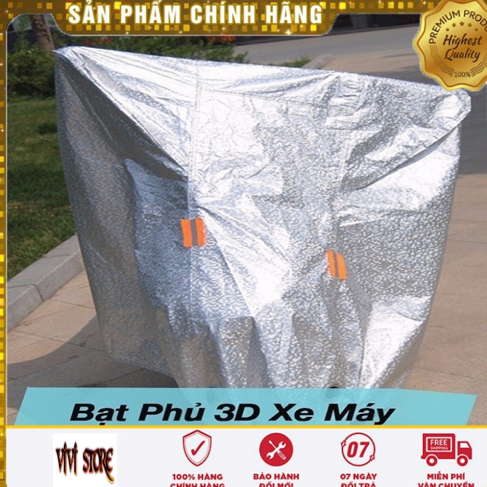 Bạt phủ trùm xe máy tay ga bảo vệ xe 3 lớp