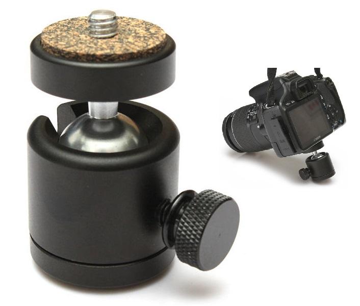 ⚡⚡ [HOT SALE] Ball head STB-J2 HỢP KIM NHÔM XOAY 360 1'4 3'8 dành cho máy ảnh, DSLR ... (ĐEN) FUNO