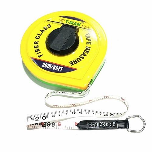 Thước Dây Cuộn Chiều Dài Thước 20M Vỏ Hộp Nhựa Dãy Đo In Rõ Vạch Số Liệu Chất Liệu Bền Bỉ