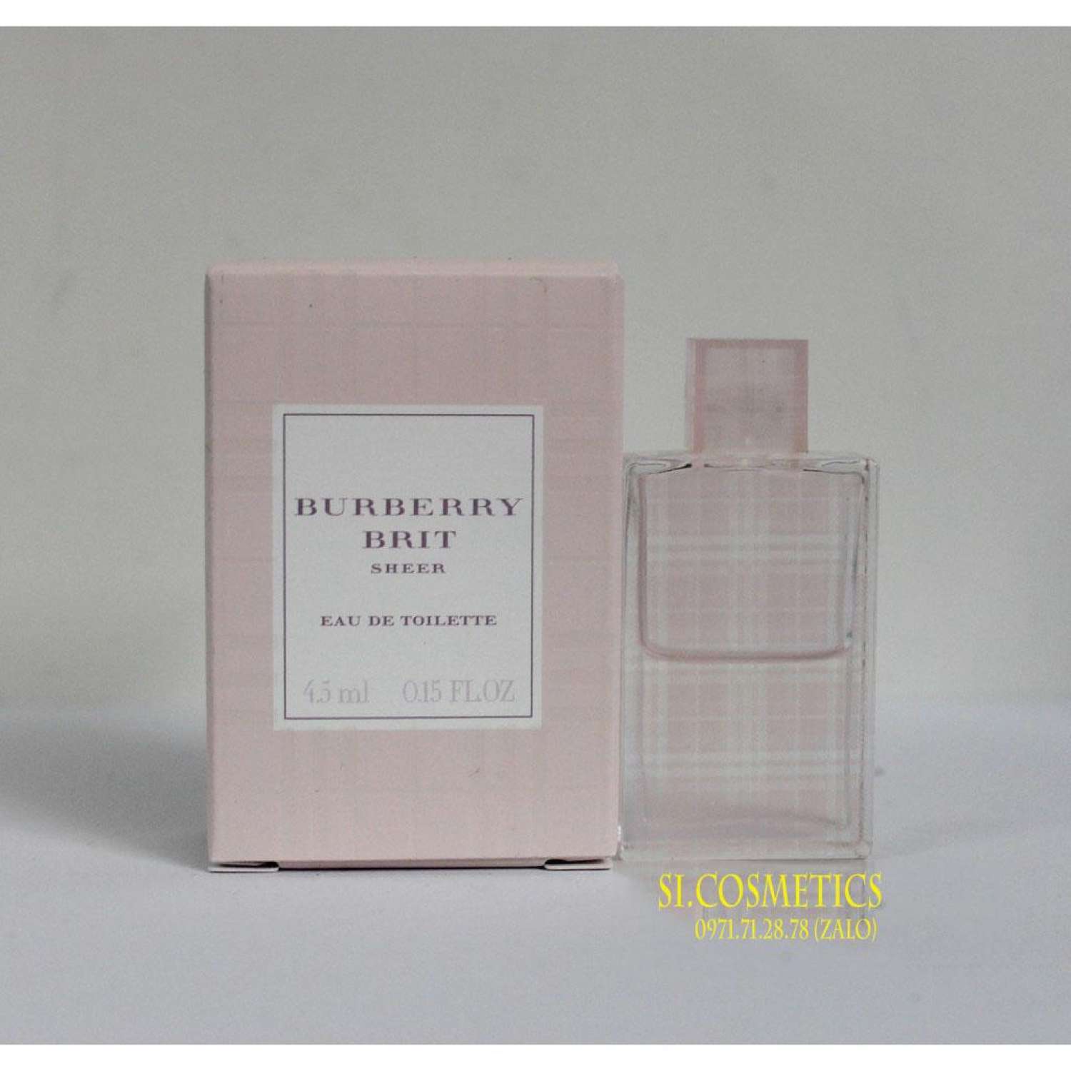 Nước hoa mini nữ Burberry Brit Sheer 4,5ml - Nước hoa nữ 