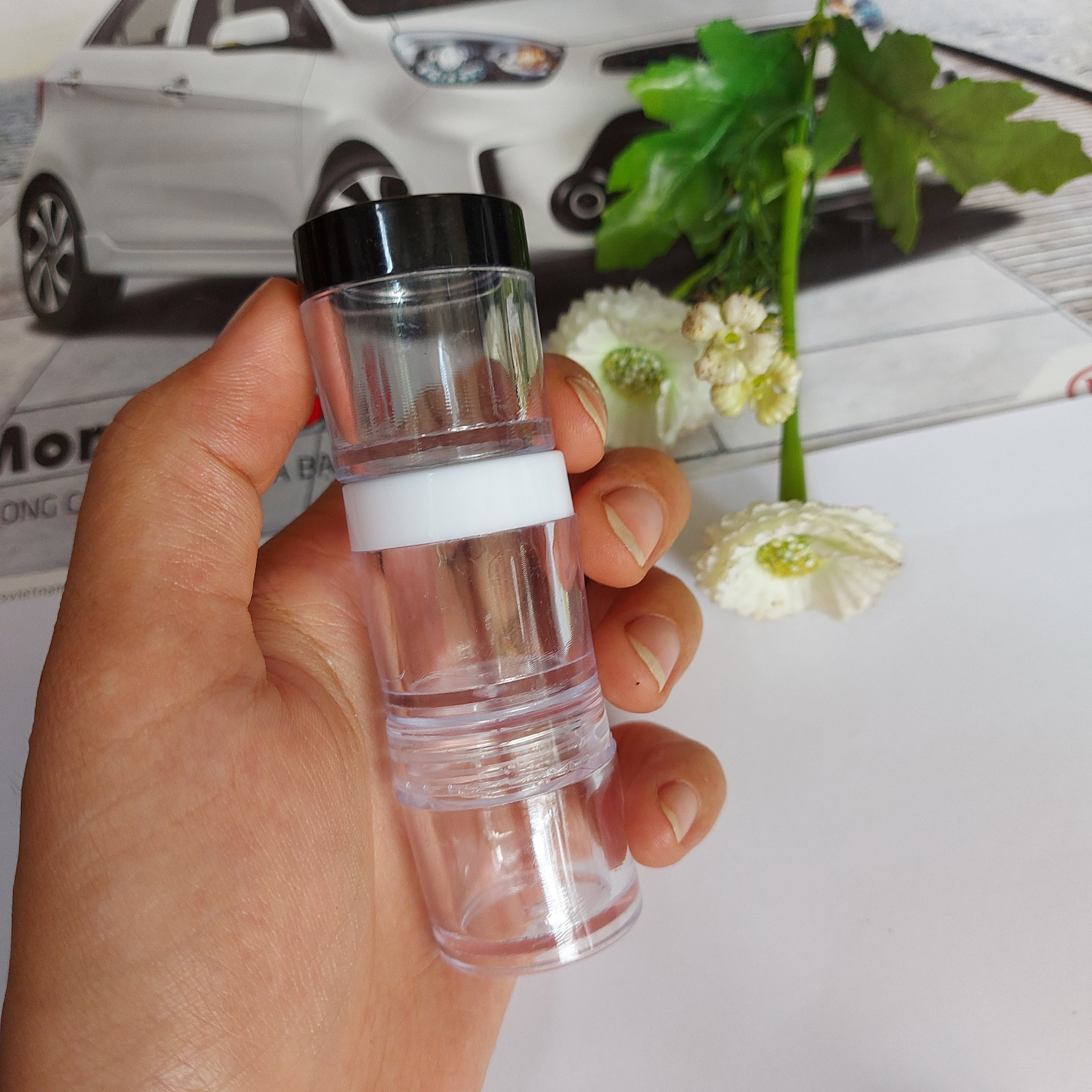50 hũ nhựa tròn CAO chiết mỹ phẩm 15g - Hủ đựng kem
