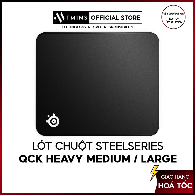 Lót chuột cao cấp Steelseries QcK Heavy Large / Medium 2020 - Hàng chính hãng