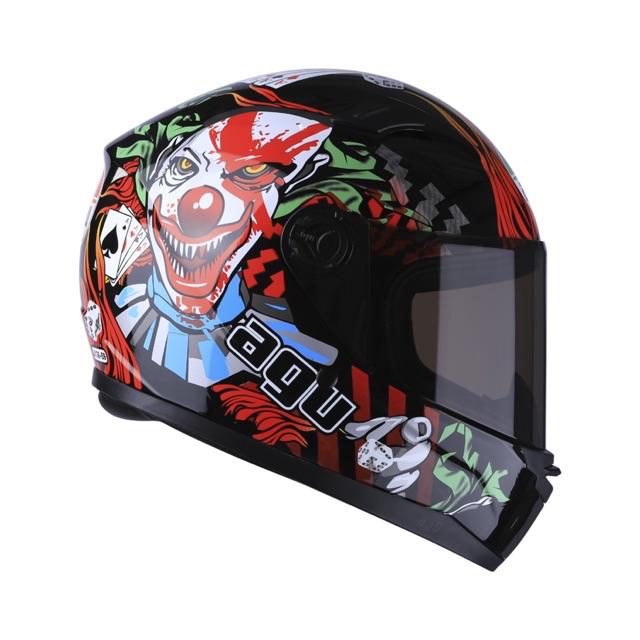 Mũ bảo hiểm Fullface AGU TEM JOKER mới 2023+ Túi Đựng nón