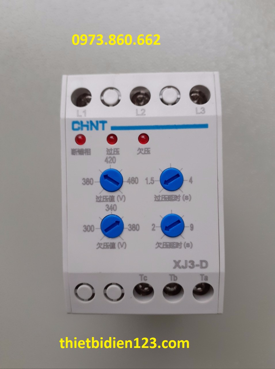 Bảo vệ mất pha 3 PHA  XJ3-D Chint xj3d