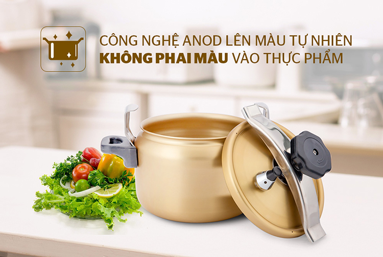 Nồi áp suất Anod Sunhouse SHA8604 (6 lít)