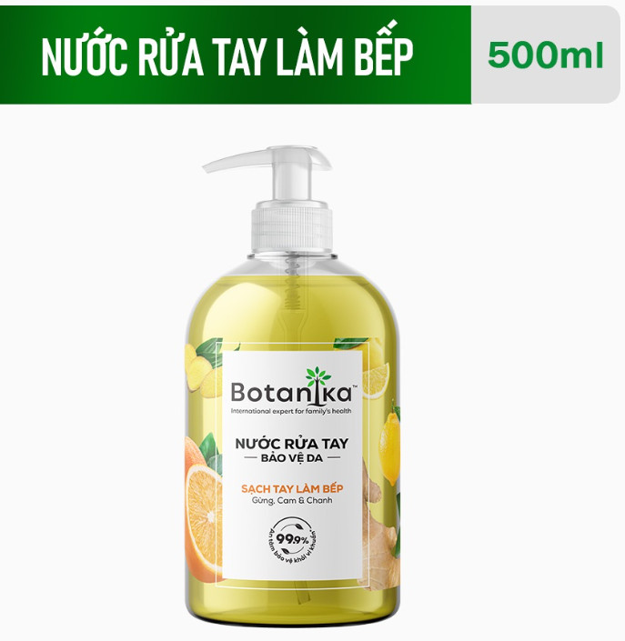 Nước rửa tay làm bếp Botanika 500ml