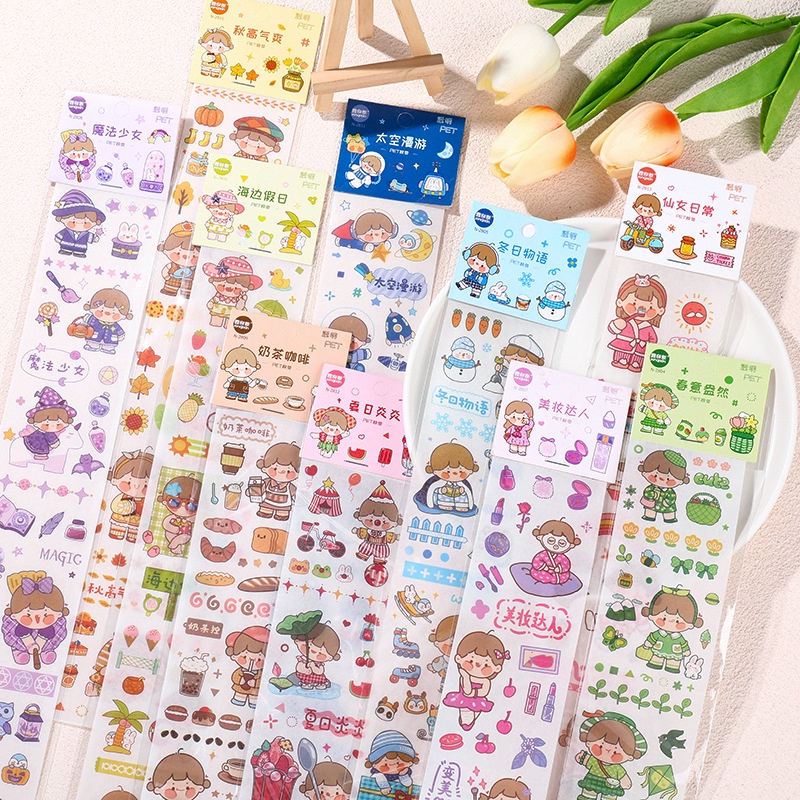 Sticker dây bé cute nhiều mẫu dễ thương