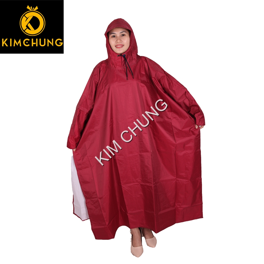 [HCM]Áo mưa đi xe máy - vải dù cao cấp siêu nhẹ siêu bền không thấm nước (có xẻ tà) (SIZE TO 3XL)