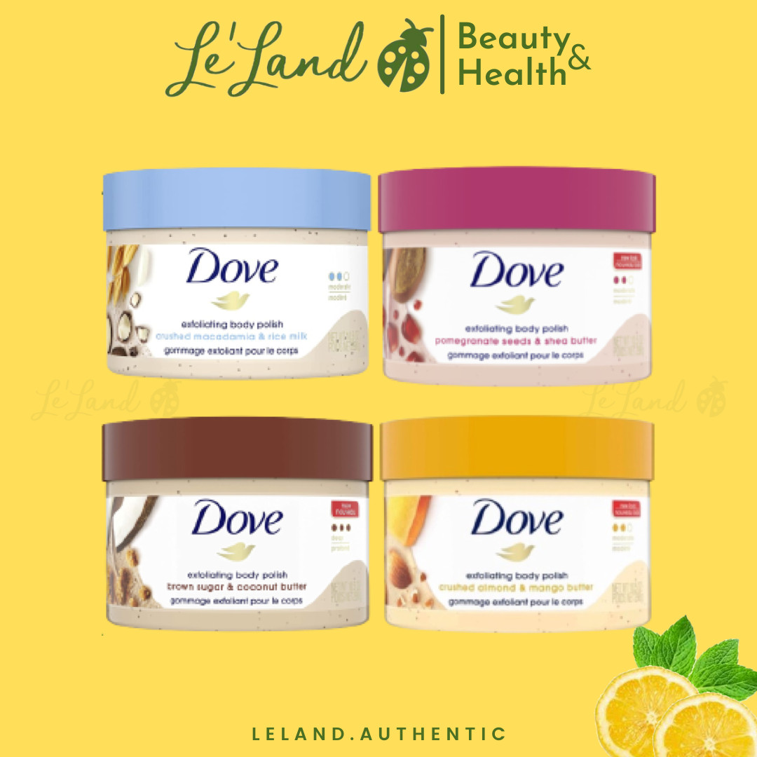 Bill US - Sữa tắm tẩy tế bào chết Dove Exfoliating Body Polish Pomegranate & Shea 298g
