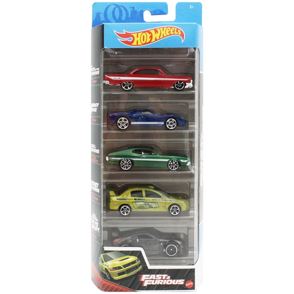 Bộ 5 siêu xe hot wheels 1806h - fast & furious