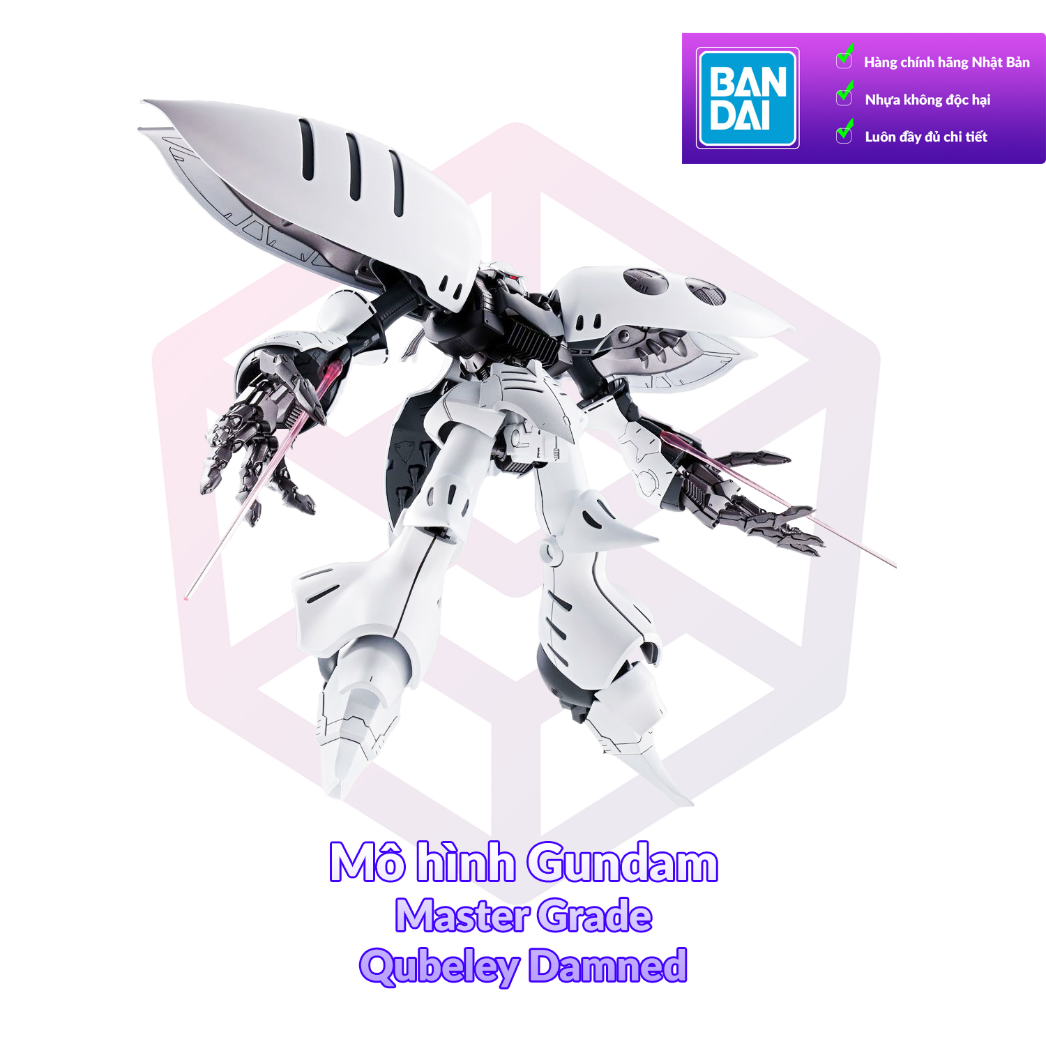 Mô hình gundam p-bandai mg amx-004dmd qubeley damned 1/100 build divers