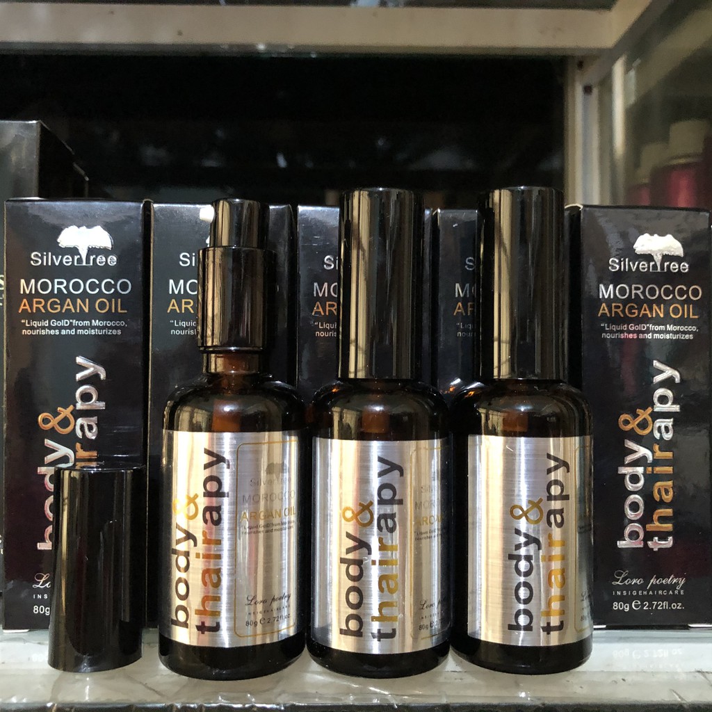 Tinh dầu body Morocco Argan dưỡng tóc mềm mượt 80ml