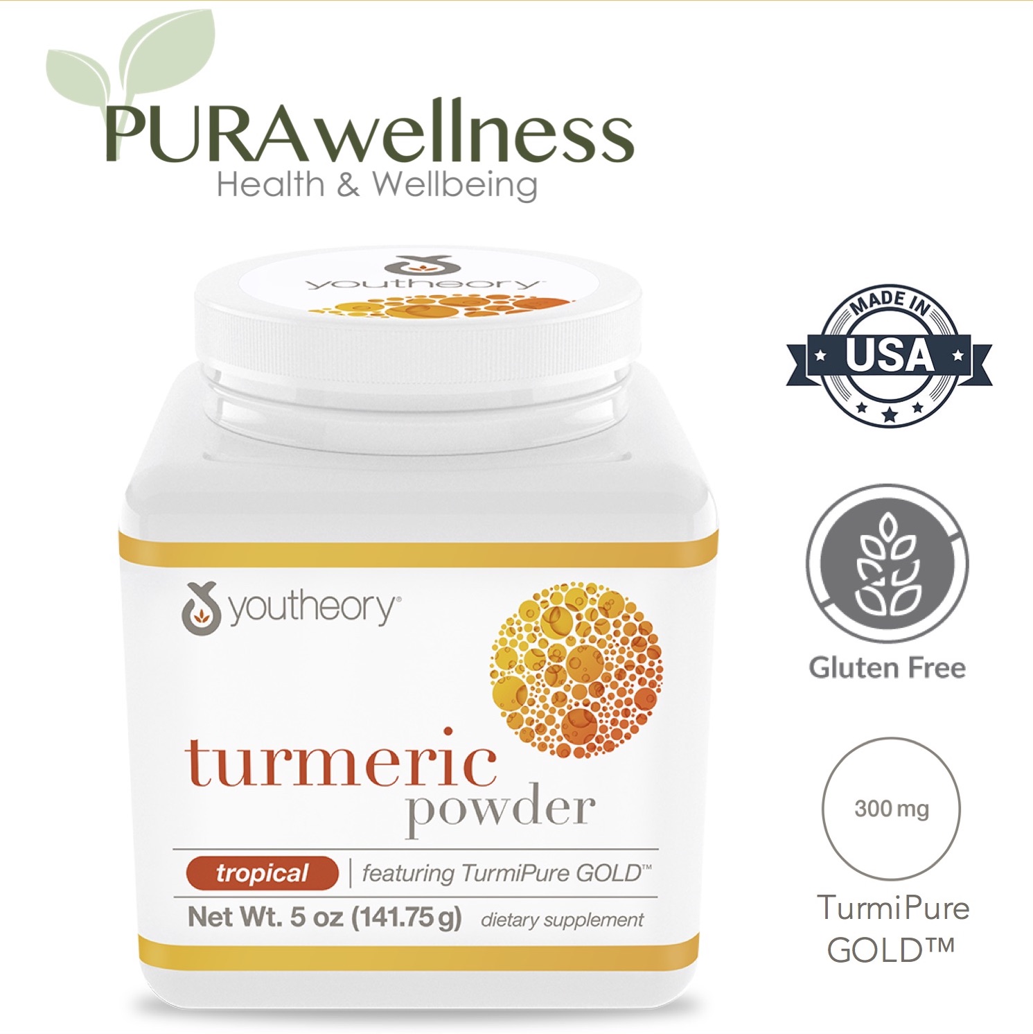 [HCM]Tinh bột nghệ Youtheory Turmeric Powder 141.75g