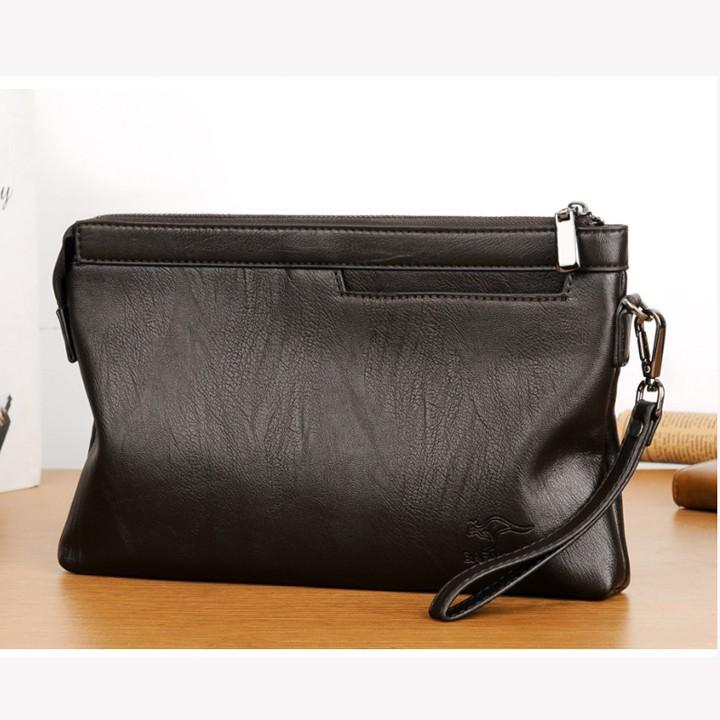 Ví cầm tay nam da cao cấp