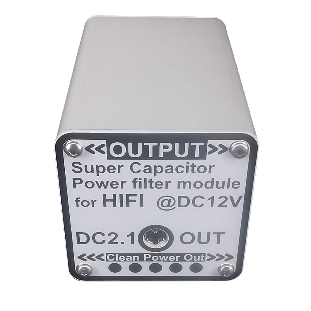 Nvarcher 12V9V siêu tụ điện Lọc dc2.1 đầu vào và đầu ra cho thiết bị âm thanh video