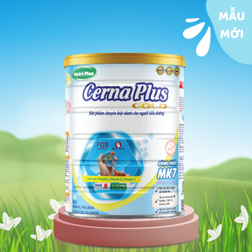 Sữa bột CERNA PLUS dành cho người đái tháo đường và tiền đái tháo đường