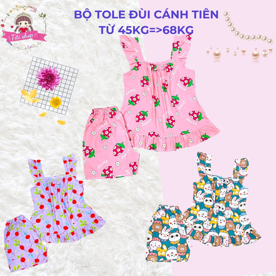 Bộ tole đùi cánh tiên titishop l