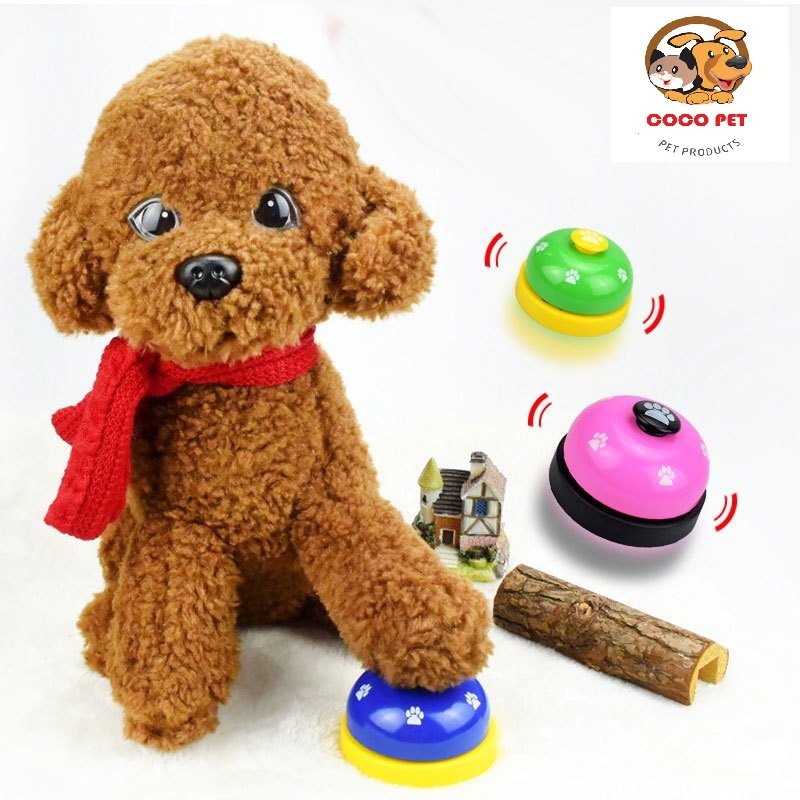 Chuông huấn luyện chó mèo huấn luyện xin ăn xin mở cửa vệ sinh chuyên nghiệp, được làm từ chất liệu cao cấp, chống mài mòn và chống gỉ, bền khi sử dụng