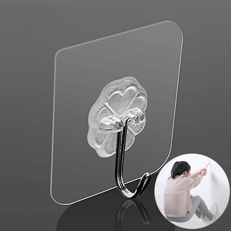 Combo 30 Miếng Dán Dính Tường Móc Treo Đồ Siêu Dính Siêu Bền Siêu Rẻ 6x6cm