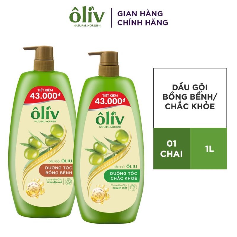 Dầu gội oliv chắc khỏe và bồng bềnh 1 lít