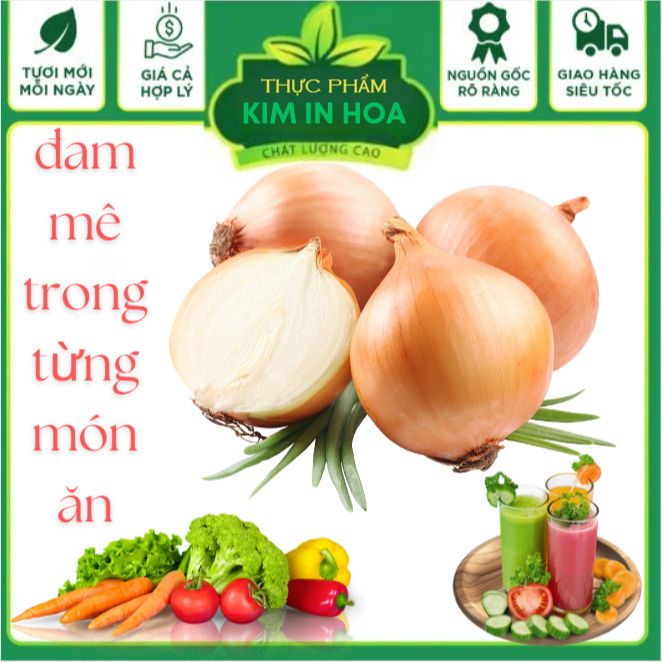 Hành tây đà lạt củ lớn khô gia vị các món ăn