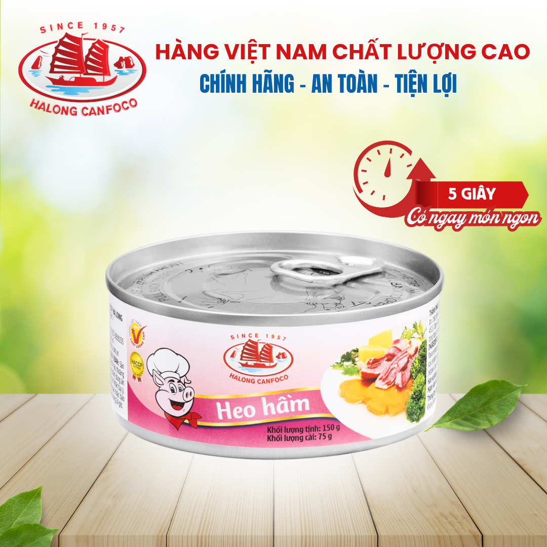 Thịt heo hầm 150g - Đồ Hộp Hạ Long