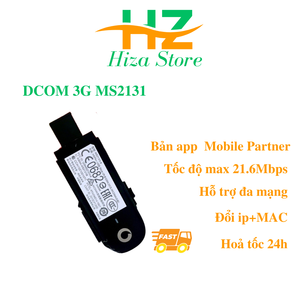 Dcom 4g huawei ms2372, dcom 3g ms2131, đổi ip, đổi mac, hỗ trợ ipv6, usb 3g 21,6 mbps