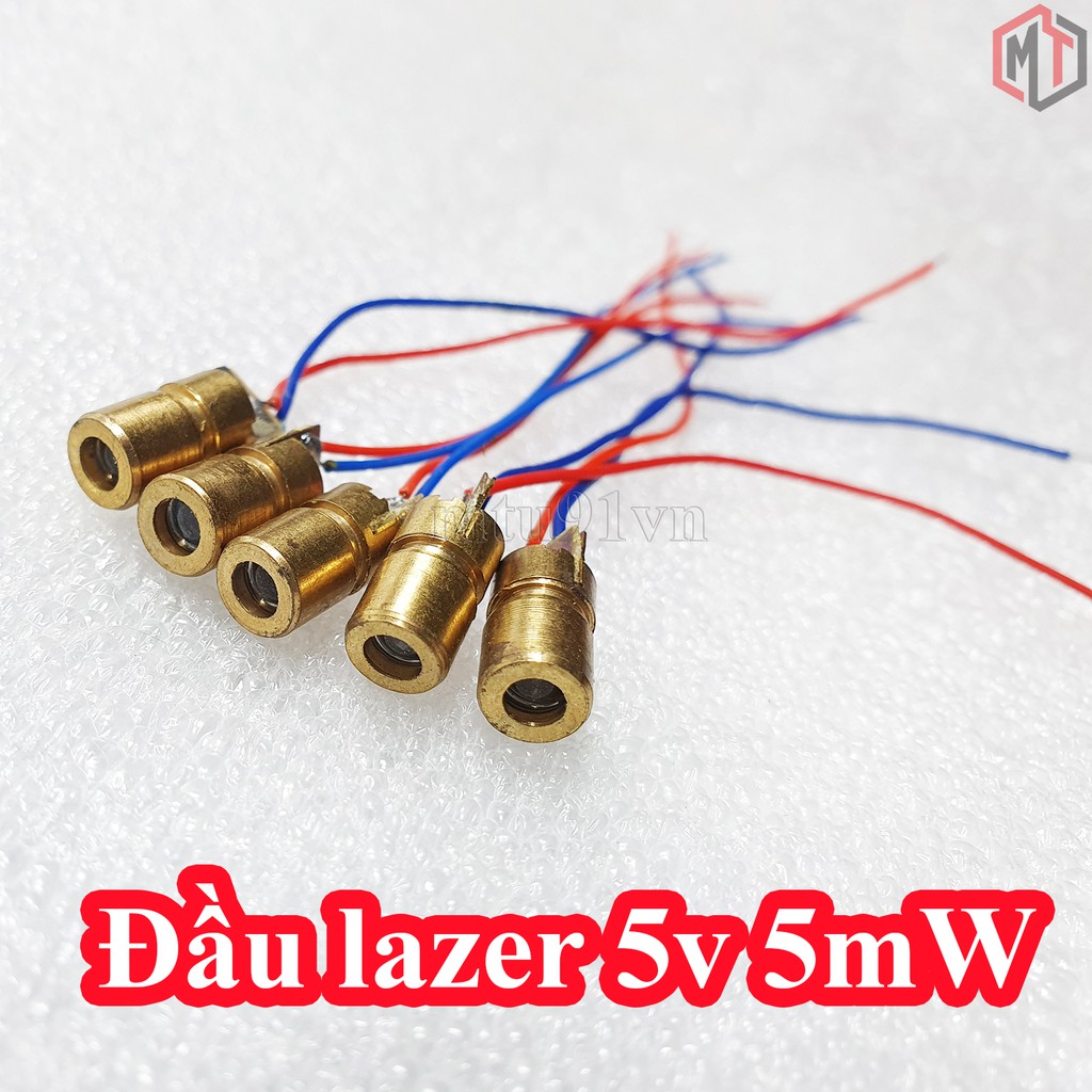 2 đầu phát laser 5mw 5v 6mm