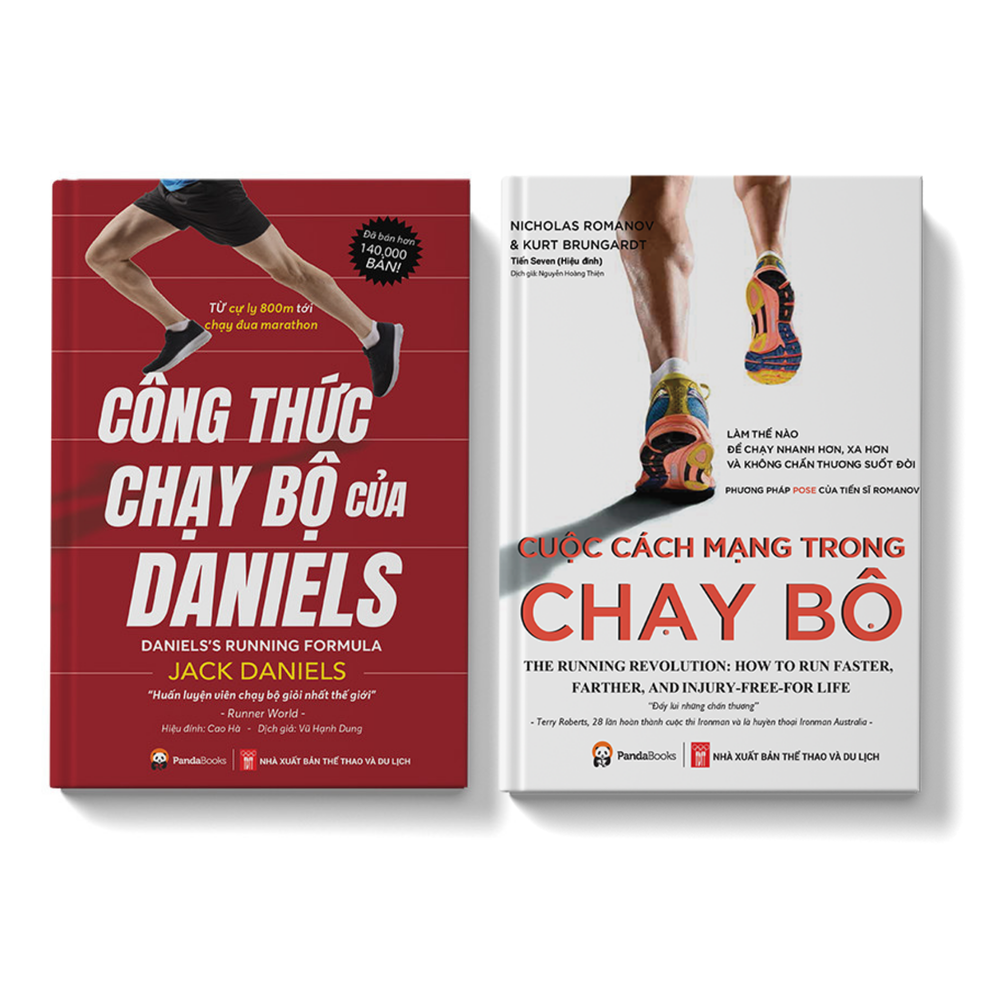 Sách - Combo Thể Thao - Chạy bộ - Công thức Chạy Bộ của Daniels +Cách mạng trong chạy bộ - Pandabooks