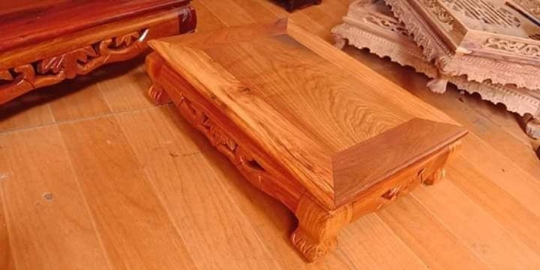 bàn trà bàn nhật bàn trúc kích thước rộng 40 cm dài 60 cm gỗ gõ đổ