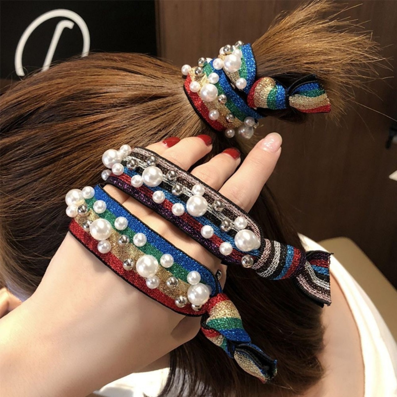 Vòng buộc tóc 7 màu