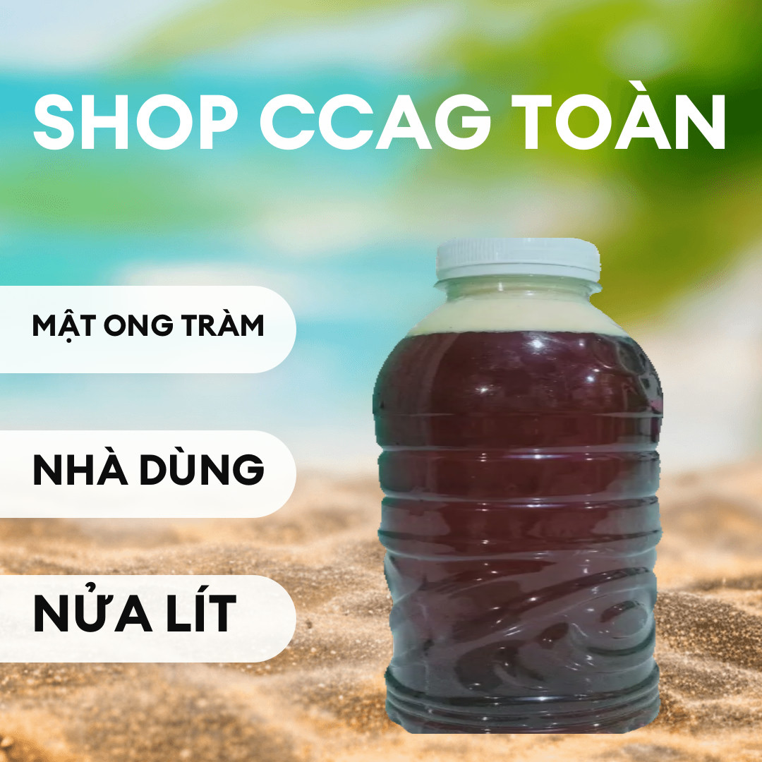 Mật ong hoa rừng tràm 1chai 0.5 lít, giá 180k