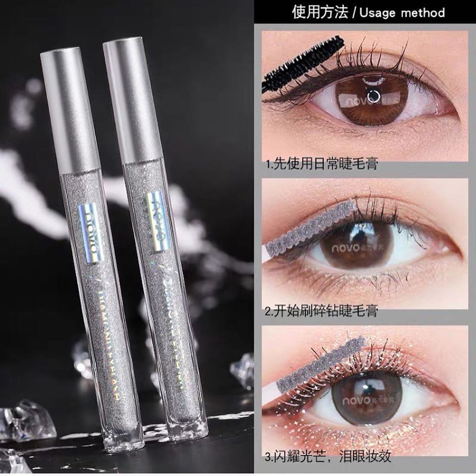 Mascara chải mi kim tuyến Novo