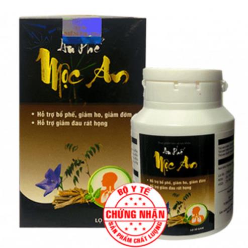 AN PHẾ MỘC AN - Hỗ trợ Viêm họng, đau ngứa rát họng, ho lâu ngày, ho khan, ho đờm, viêm amidan, viêm phế quản hiệu quả