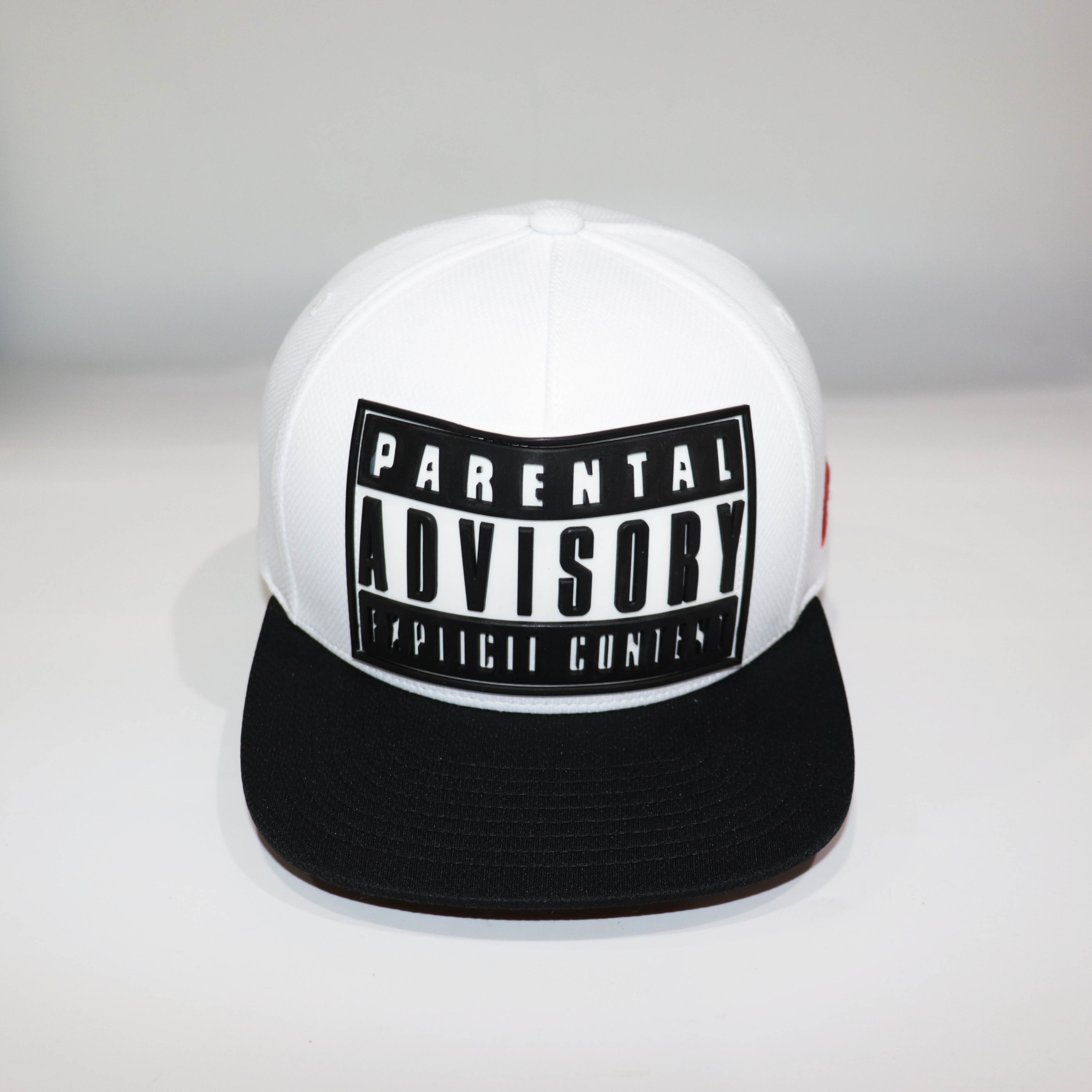 Mũ snapback nhs advis001 trắng kết đen .