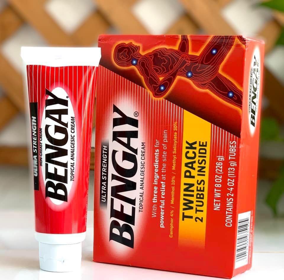 Set 2 kem xoa bóp bengay ultra strength 226g của mỹ