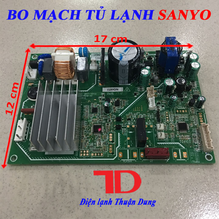 Bo mạch dành cho  Tủ Lạnh SANYO có Jack nâu - Điện Lạnh Thuận Dung