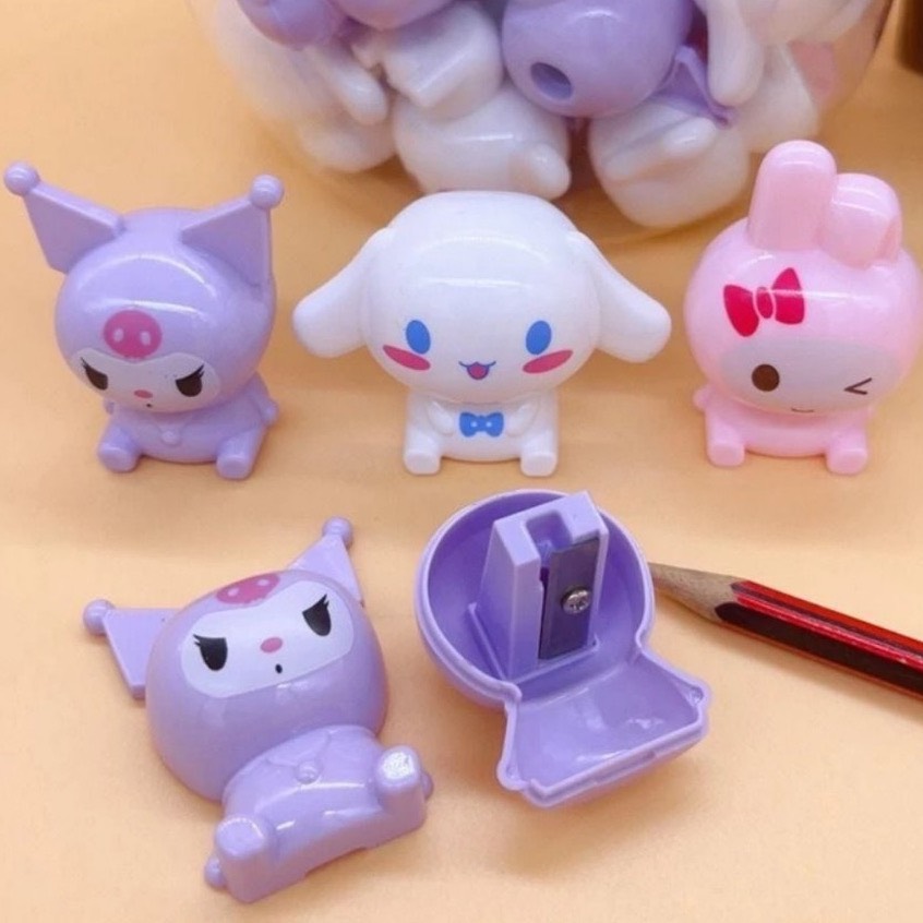 Combo 3 Cái Chuốt Gọt Bút Chì No.158 Hình Kuromi Dễ Thương Ngộ Nghĩnh