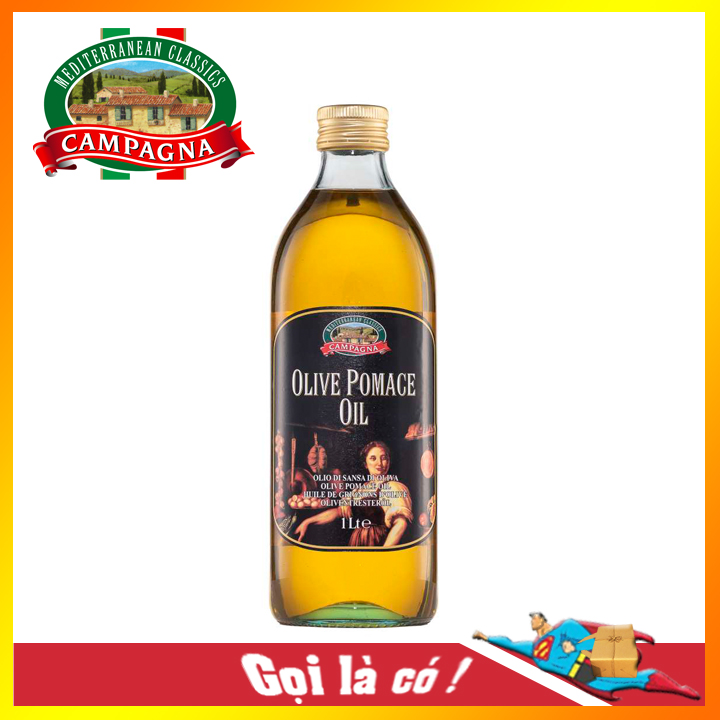 Dầu oliu pomance 500ml 🌺 dầu ô liu hiệu campagna nhập khẩu từ ý