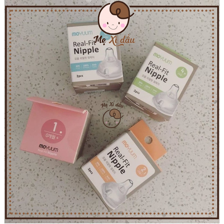 Shop mẹ xì dầu Núm ti thay thế bình Moyuum Hàn Quốc số 1/2/3/4 (1 núm không hộp)