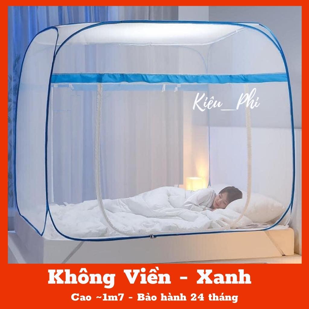 Màn chụp tự bung người lớn ⚡LOẠI 1 ⚡ đỉnh vuông Mùng chụp tự bung ngủ chống muỗi xếp gấp gọn Kiều Phi