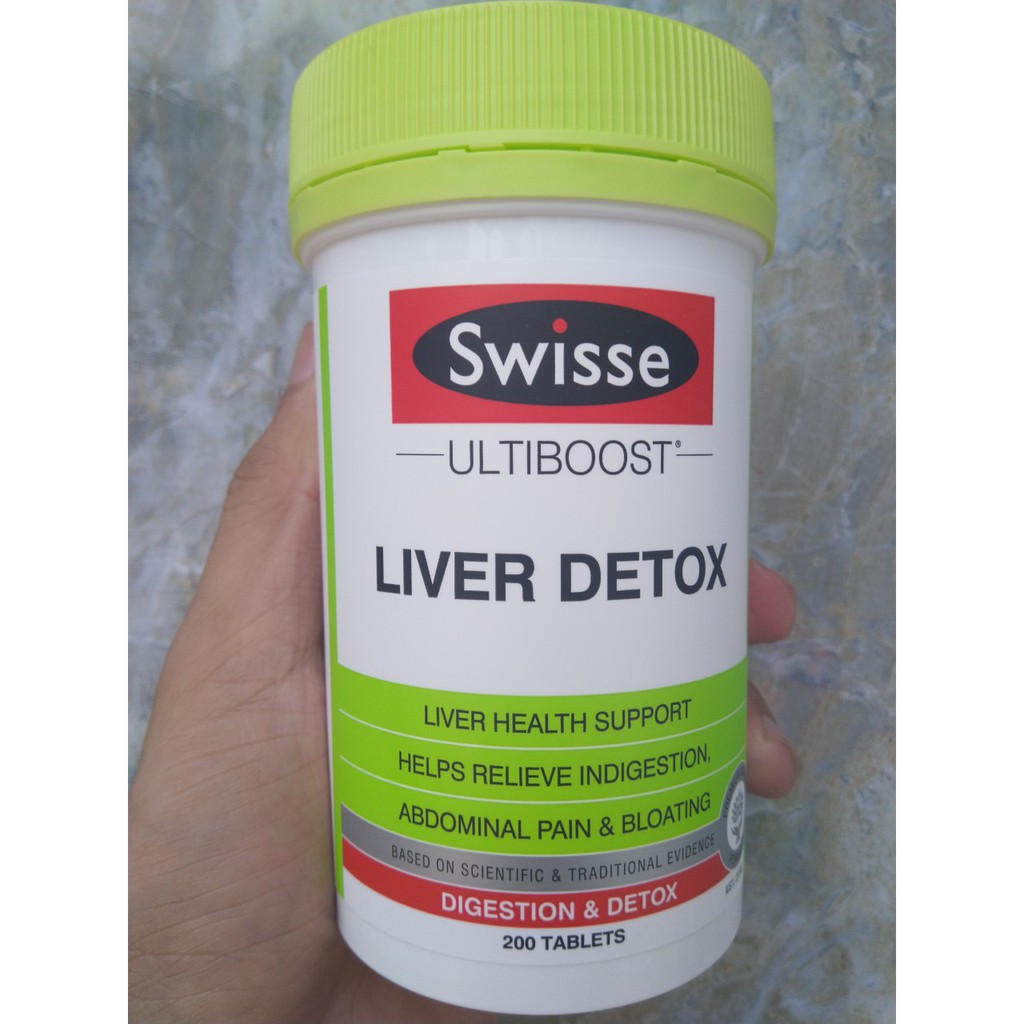 [ MẪU MỚI ] Giải độc gan Swisse Ultiboost Liver Detox  (120 viên)